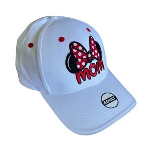 Disney White Mom Baseball Hat Adult One Size New